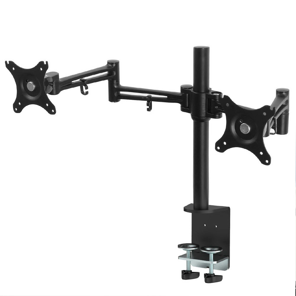 Artiss Monitor Arm Mount Dual Black - Delldesign Living - Furniture > Office - free-shipping