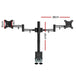 Artiss Monitor Arm Mount Dual Black - Delldesign Living - Furniture > Office - free-shipping