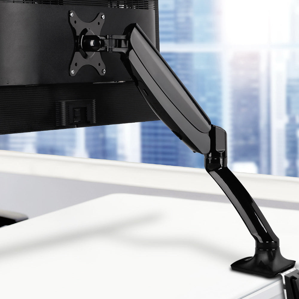 Artiss Monitor Arm Mount Single Gas Black - Delldesign Living - Furniture > Office - free-shipping