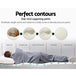 Giselle Bedding Memory Foam Mattress Topper w/Cover 8cm - Double - Delldesign Living - Furniture > Mattresses - free-shipping
