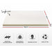 Giselle Bedding Memory Foam Mattress Topper w/Cover 8cm - Single - Delldesign Living - Furniture > Mattresses - free-shipping