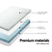Giselle Bedding Cool Gel Memory Foam Mattress Topper w/Bamboo Cover 10cm - Queen - Delldesign Living - Furniture > Mattresses - free-shipping