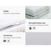 Giselle Bedding Cool Gel Memory Foam Mattress Topper w/Bamboo Cover 10cm - Queen - Delldesign Living - Furniture > Mattresses - free-shipping