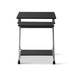 Artiss Metal Pull Out Table Desk - Black - Delldesign Living - Furniture > Office - free-shipping