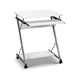 Artiss Metal Pull Out Table Desk - White - Delldesign Living - Furniture > Office - free-shipping, hamptons