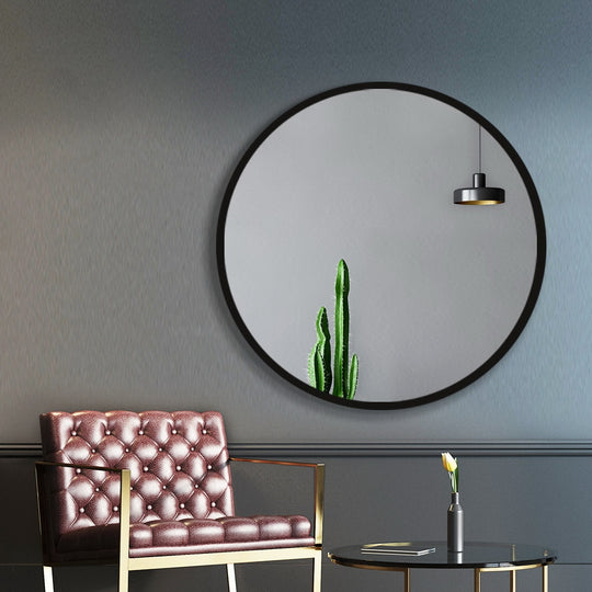 Embellir 80cm Wall Mirror Bathroom Round Makeup Mirror - Delldesign Living - Health & Beauty > Makeup Mirrors - free-shipping