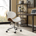 Artiss Leather Office Chair White - Delldesign Living - Furniture > Office - free-shipping, hamptons