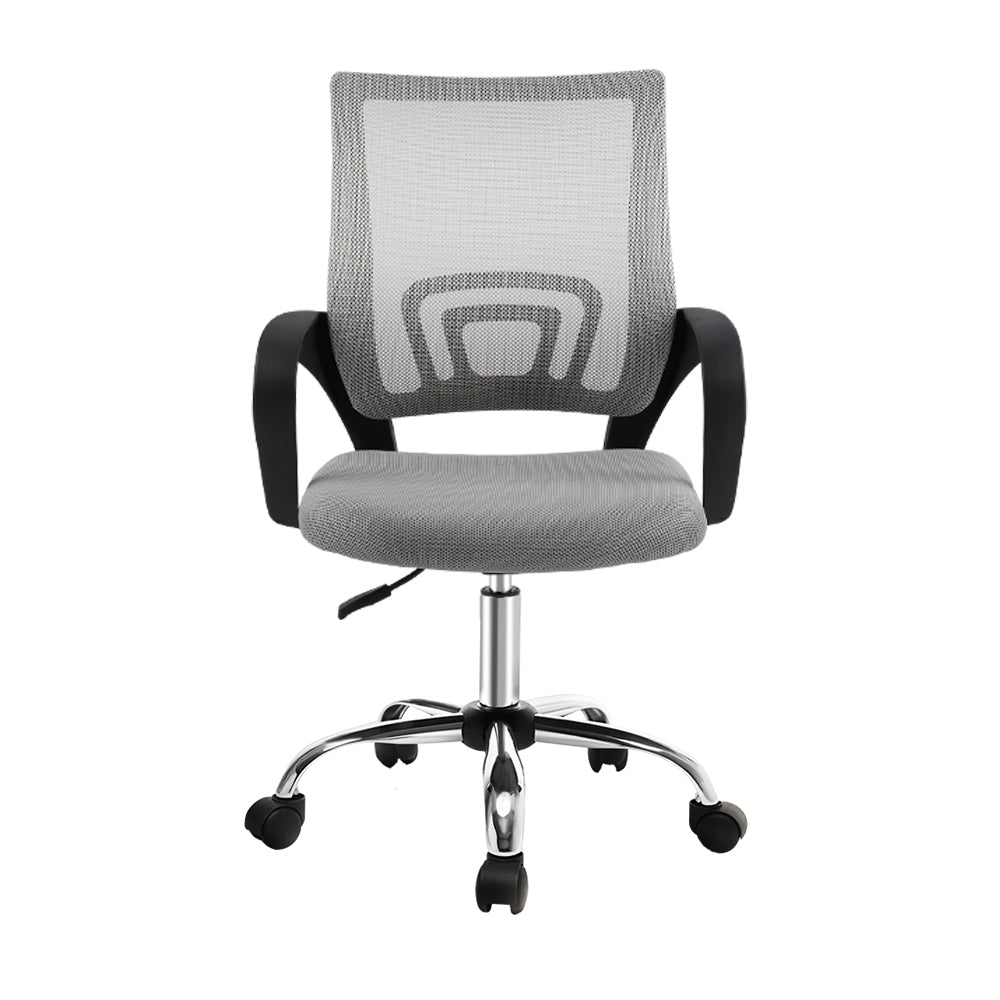 Artiss Office Chair Gaming Chair Computer Mesh Chairs Executive Mid Back Grey - Delldesign Living - Furniture > Office - free-shipping
