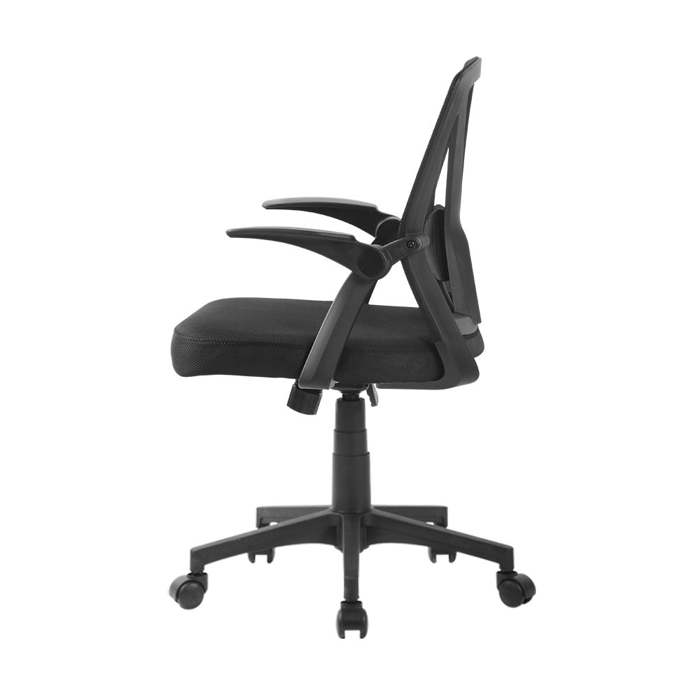 Artiss Gaming Office Chair Mesh Computer Chairs Swivel Executive Mid Back Black - Delldesign Living - Furniture > Office - free-shipping