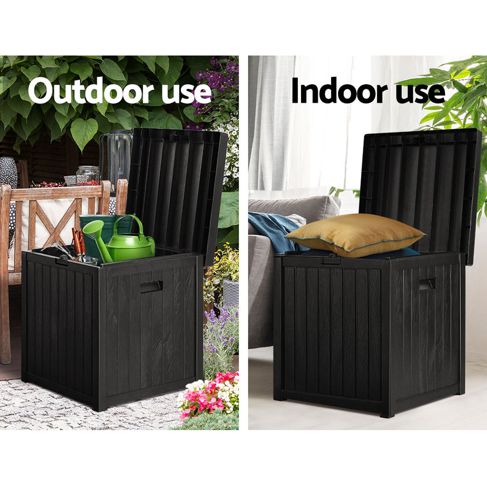 Gardeon Outdoor Storage Box 195L Bench Seat Garden Deck Toy Tool Sheds - Delldesign Living - Furniture > Outdoor - free-shipping