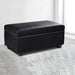 Artiss Faux PU Leather Storage Ottoman - Black - Delldesign Living - Furniture > Bedroom - free-shipping