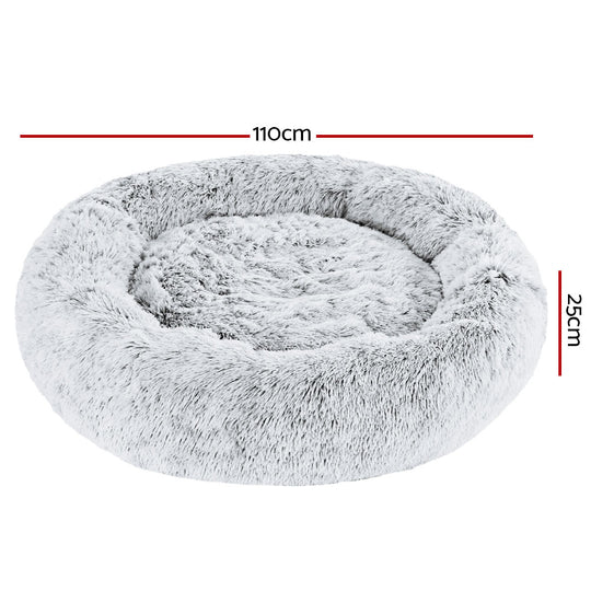 i.Pet Dog Bed Pet Bed Cat Extra Large 110cm Charcoal - Delldesign Living - Pet Care > Dog Supplies - free-shipping