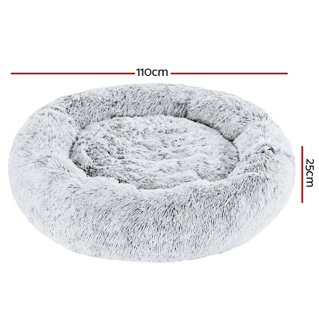 i.Pet Dog Bed Pet Bed Cat Extra Large 110cm Charcoal - Delldesign Living - Pet Care > Dog Supplies - free-shipping