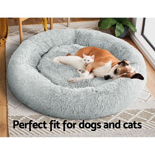 i.Pet Pet Bed Dog Bed Cat Extra Large 110cm Light Grey - Delldesign Living - Pet Care > Dog Supplies - free-shipping