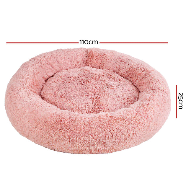 i.Pet Dog Bed Pet Bed Cat Extra Large 110cm Pink - Delldesign Living - Pet Care > Dog Supplies - free-shipping
