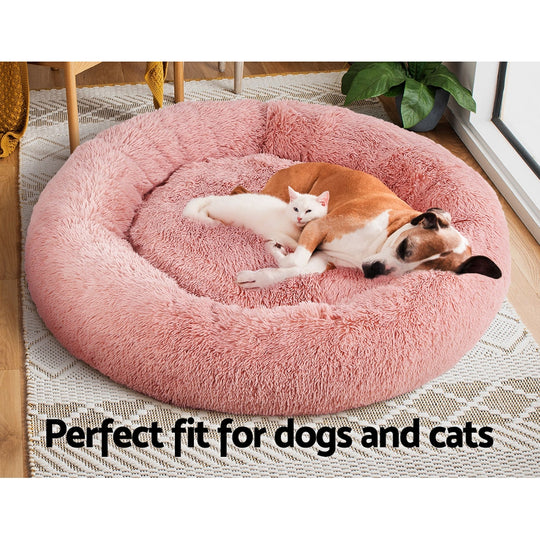 i.Pet Dog Bed Pet Bed Cat Extra Large 110cm Pink - Delldesign Living - Pet Care > Dog Supplies - free-shipping