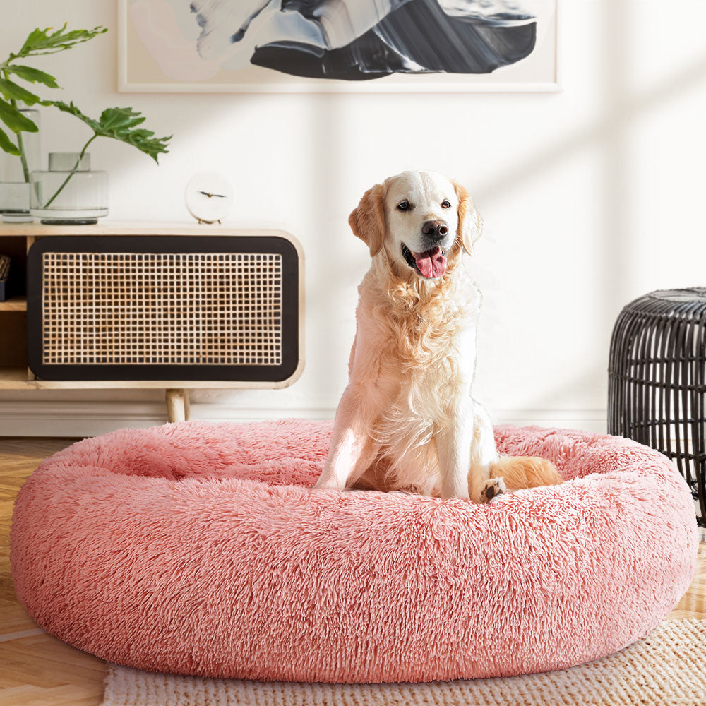 i.Pet Dog Bed Pet Bed Cat Extra Large 110cm Pink - Delldesign Living - Pet Care > Dog Supplies - free-shipping