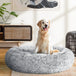 i.Pet Pet Bed Dog Bed Cat Large 90cm Charcoal - Delldesign Living - Pet Care > Dog Supplies - free-shipping