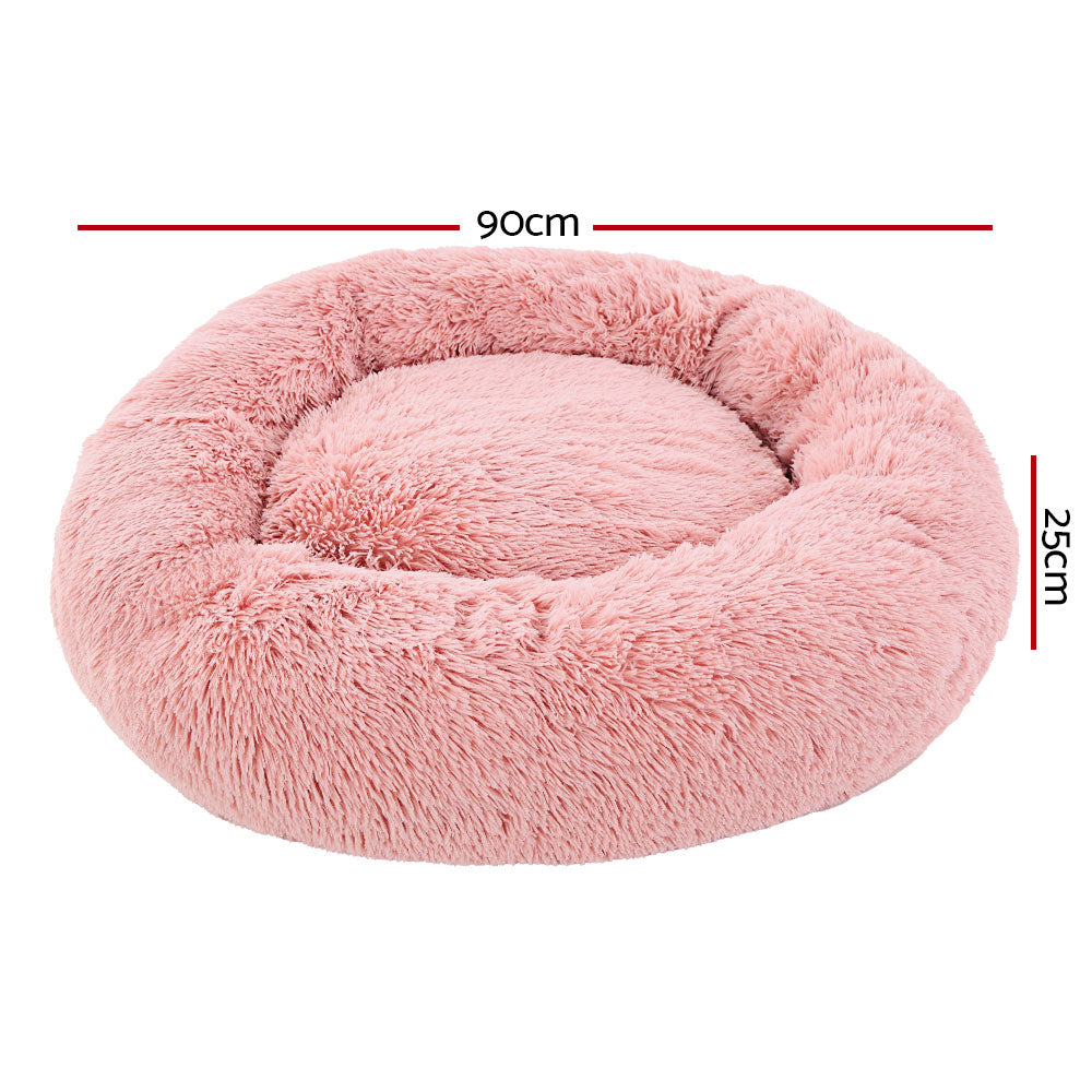 i.Pet Pet Bed Dog Bed Cat Large 90cm Pink - Delldesign Living - Pet Care > Dog Supplies - free-shipping