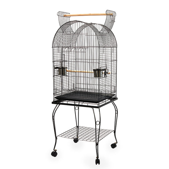 i.Pet Large Bird Cage with Perch - Black - Delldesign Living - Pet Care > Bird - free-shipping