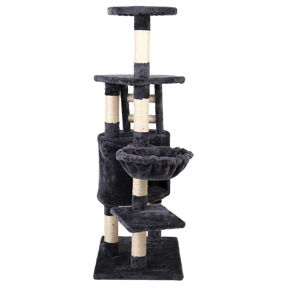 i.Pet Cat Tree 120cm Trees Scratching Post Scratcher Tower Condo House Furniture Wood Multi Level - Delldesign Living - Pet Care > Cat Supplies - free-shipping