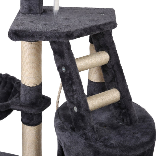 i.Pet Cat Tree 120cm Trees Scratching Post Scratcher Tower Condo House Furniture Wood Multi Level - Delldesign Living - Pet Care > Cat Supplies - free-shipping