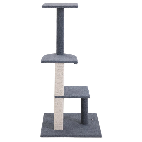 i.Pet Cat Tree 124cm Trees Scratching Post Scratcher Tower Condo House Furniture Wood Steps - Delldesign Living - Pet Care > Cat Supplies - free-shipping