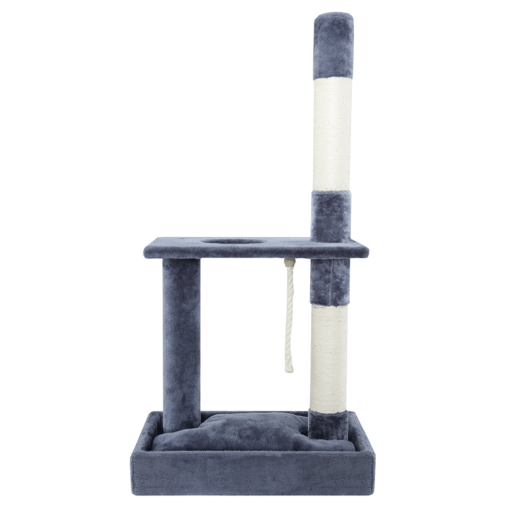 i.Pet Cat Tree Scratching Post Scratcher Tower Condo House Grey 102cm - Delldesign Living - Pet Care > Cat Supplies - free-shipping