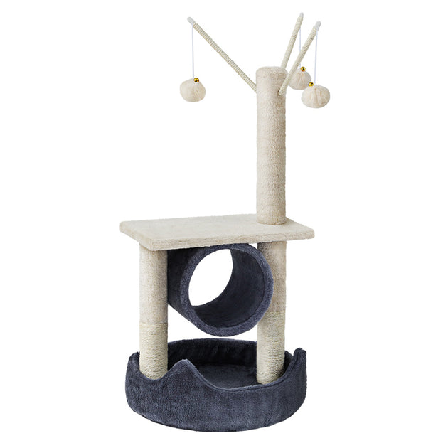 i.Pet Cat Tree Scratching Post 76cm Scratcher Tower Condo House Hanging toys - Delldesign Living - Pet Care > Cat Supplies - free-shipping