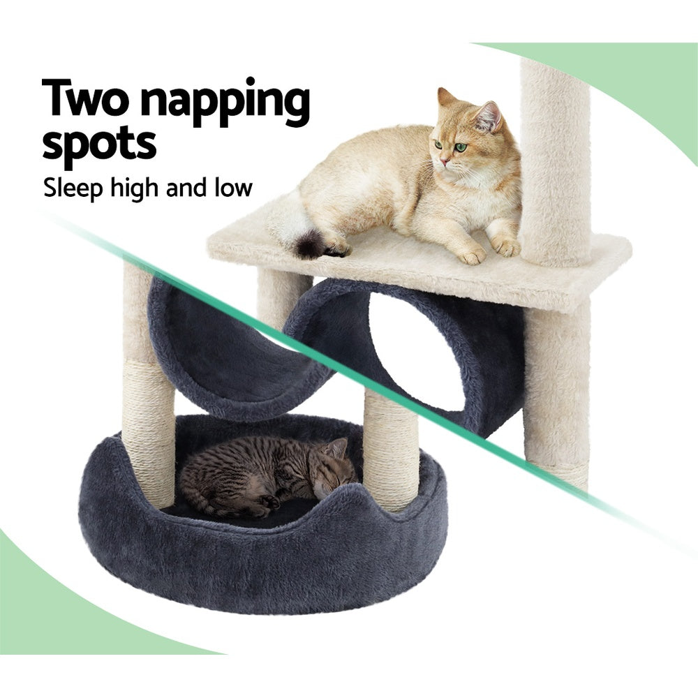 i.Pet Cat Tree Scratching Post 76cm Scratcher Tower Condo House Hanging toys - Delldesign Living - Pet Care > Cat Supplies - free-shipping