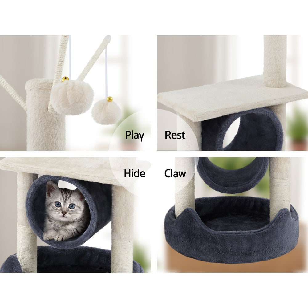 i.Pet Cat Tree Scratching Post 76cm Scratcher Tower Condo House Hanging toys - Delldesign Living - Pet Care > Cat Supplies - free-shipping