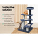 i.Pet Cat Tree 100cm Trees Scratching Post Scratcher Tower Condo House Furniture Wood Steps - Delldesign Living - Pet Care > Cat Supplies - free-shipping