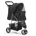 i.Pet 3 Wheel Pet Stroller - Black - Delldesign Living - Pet Care > Dog Supplies - free-shipping