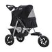 i.Pet Pet Stroller Dog Carrier Foldable Pram Large Black - Delldesign Living - Pet Care > Dog Supplies - free-shipping