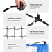 Everfit Portable Sports Net Stand Badminton Volleyball Tennis Soccer 4m 4ft Blue - Delldesign Living - Gift & Novelty > Games - free-shipping