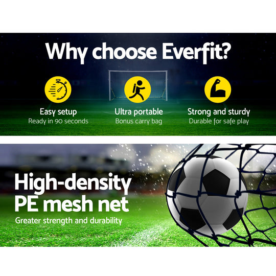 Everfit Portable Soccer Football Goal Net Kids Outdoor Training Sports - Delldesign Living - Gift & Novelty > Games - free-shipping