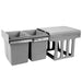 Cefito 2x15L Pull Out Bin - Grey - Delldesign Living - Home & Garden > Kitchen Bins - free-shipping