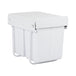 Cefito 2x20L Pull Out Bin - White - Delldesign Living - Home & Garden > Kitchen Bins - free-shipping, hamptons