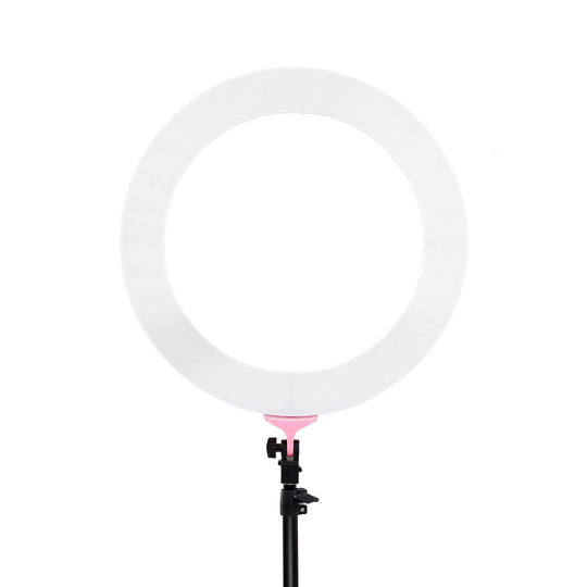 Embellir Ring Light 19" LED 5800LM Dimmable Diva With Stand Make Up Studio Video Pink - Delldesign Living - Audio & Video > Photography - free-shipping