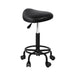 Artiss Saddle Stool Salon Chair Black Swivel Beauty Barber Hairdressing Gas Lift - Delldesign Living - Furniture > Bar Stools & Chairs - free-shipping