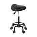 Artiss Saddle Stool Salon Chair Black Swivel Beauty Barber Hairdressing Gas Lift - Delldesign Living - Furniture > Bar Stools & Chairs - free-shipping