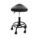 Artiss Saddle Stool Salon Chair Black Swivel Beauty Barber Hairdressing Gas Lift - Delldesign Living - Furniture > Bar Stools & Chairs - free-shipping