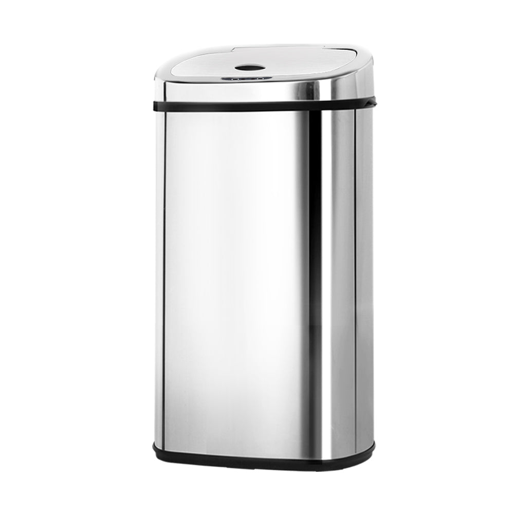 50L Stainless Steel Motion Sensor Rubbish Bin - Delldesign Living - Home & Garden > Kitchen Bins - 