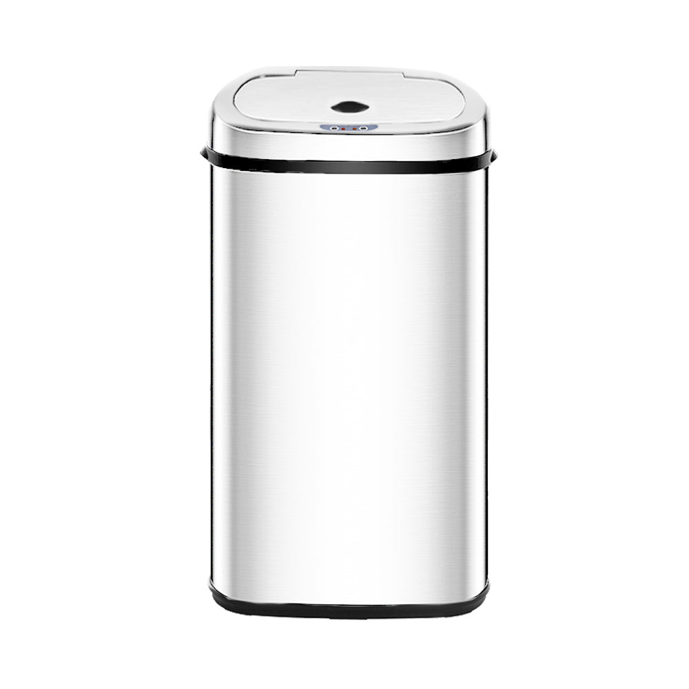 50L Stainless Steel Motion Sensor Rubbish Bin - Delldesign Living - Home & Garden > Kitchen Bins - 