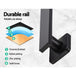 Cefito WElS 8'' Rain Shower Head Set Square High Pressure Wall Arm DIY Black - Delldesign Living - Home & Garden > Bathroom Accessories - free-shipping