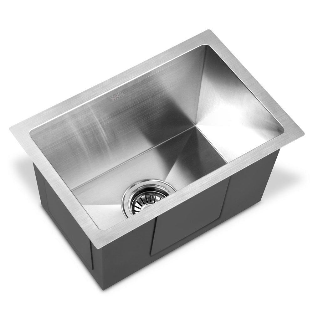 Cefito 30cm x 45cm Stainless Steel Kitchen Sink Under/Top/Flush Mount Silver - Delldesign Living - Home & Garden > DIY - free-shipping