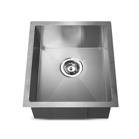 Cefito 39cm x 45cm Stainless Steel Kitchen Sink Under/Top/Flush Mount Silver - Delldesign Living - Home & Garden > DIY - free-shipping