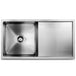 Cefito 87cm x 45cm Stainless Steel Kitchen Sink Under/Top/Flush Mount Silver - Delldesign Living - Home & Garden > DIY - free-shipping