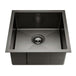 Cefito 51cm x 45cm Stainless Steel Kitchen Sink Under/Top/Flush Mount Black - Delldesign Living - Home & Garden > DIY - free-shipping