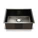 Cefito 60cm x 45cm Stainless Steel Kitchen Sink Under/Top/Flush Mount Black - Delldesign Living - Home & Garden > DIY - free-shipping